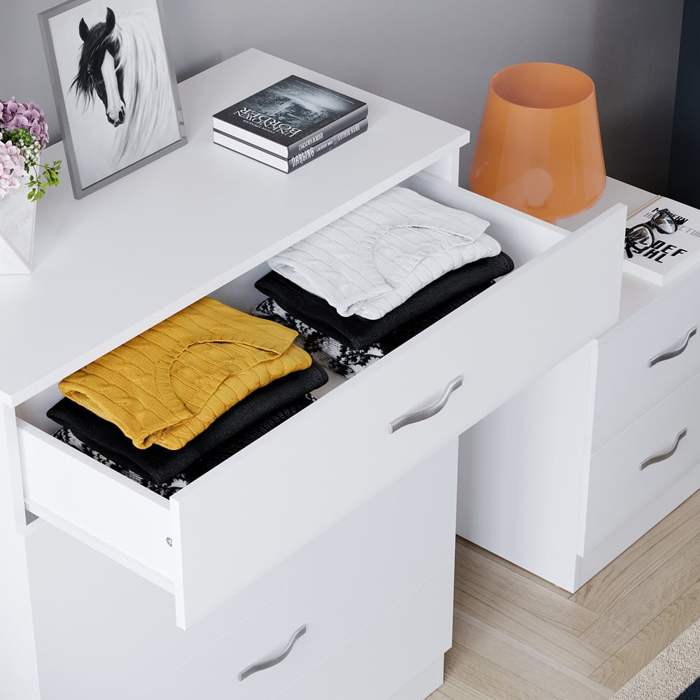 Chester 5-Drawer Chest – Classic Bedroom Storage Unit – Multiple Colours – Pre-Assembled Option Available