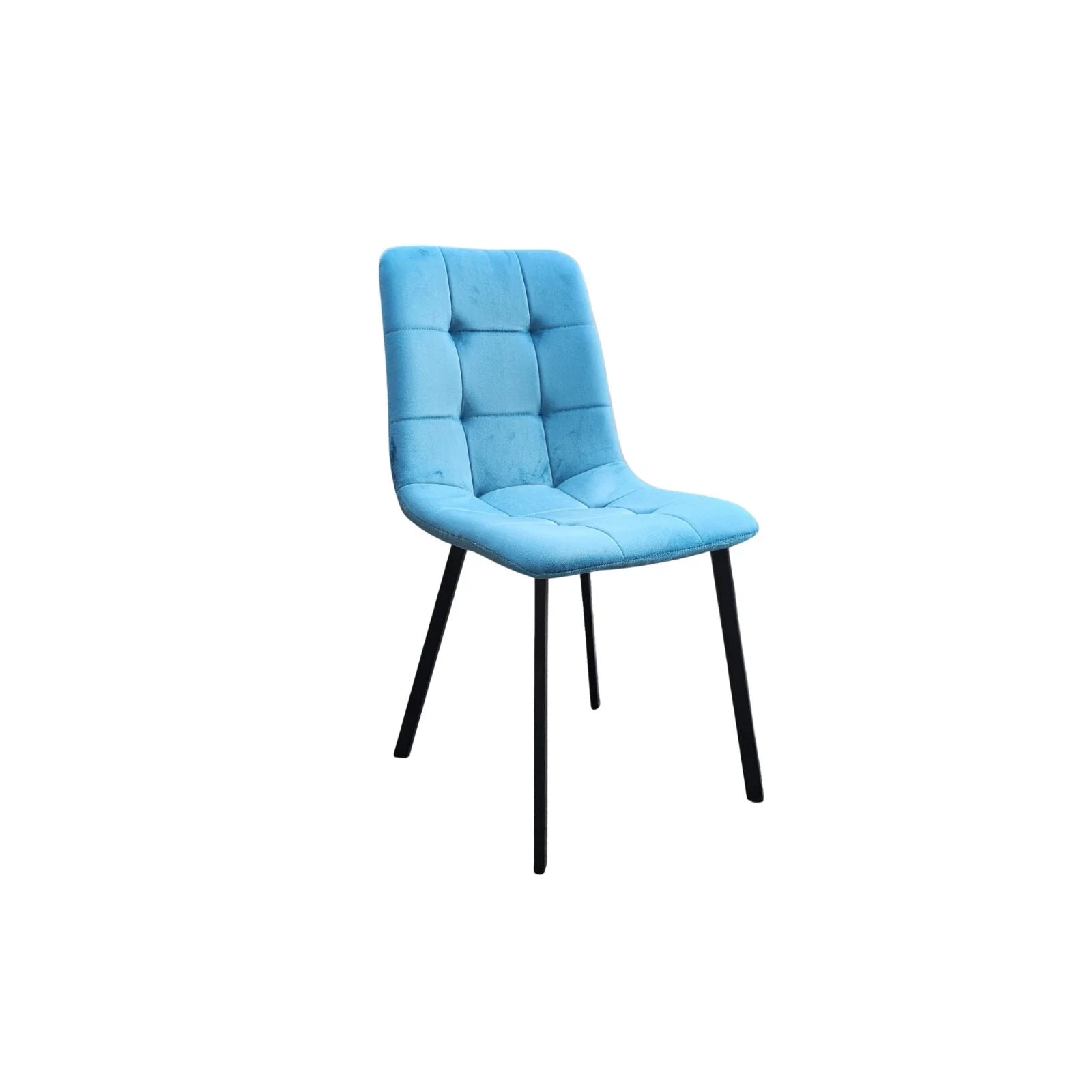 Set of Ava Design Velvet Dining Chairs – Modern Velvet Upholstery with Metal Legs – Available in 4 Colors – Set of 2 or 4